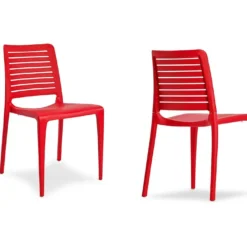 Chaise De Jardin Empilable En Polypropylène Renforcé – Park -Jardelix Soldes Magasin chaise plastique polypropyle ne empilable 04