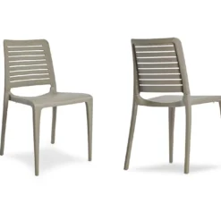 Chaise De Jardin Empilable En Polypropylène Renforcé – Park -Jardelix Soldes Magasin chaise plastique polypropyle ne empilable 05