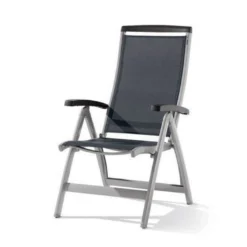 Chaise De Jardin Alu Et Textilux Pliable 6 Positions Royal (lot De 6)