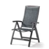 Chaise De Jardin Alu Pliable 6 Positions Trento Gris Anthracite (lot De 6)