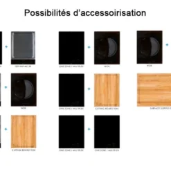 Chariot Pour Cuisine Extérieure Aluminium Et Teck ServeBoy Duo -Jardelix Soldes Magasin chariot teck aluminium cuisine exterieure indu plus servboy duo