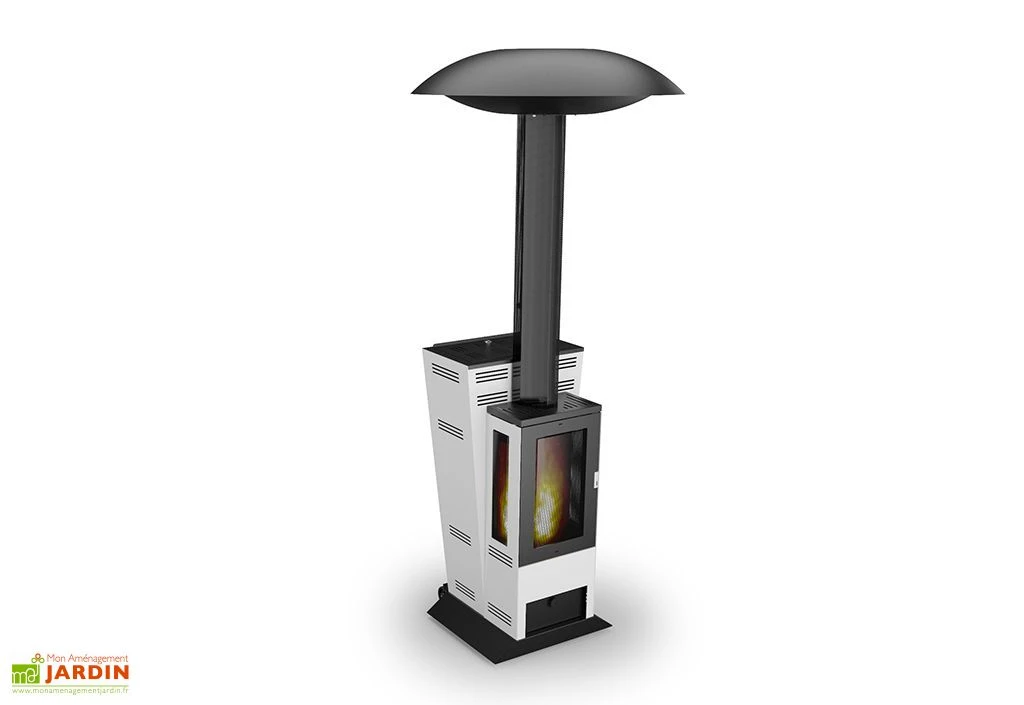 Parasol Chauffant à Pellets Vulcano Hotspot 14,8 KW + Diffuseur 3 Parasol Chauffant à Pellets Vulcano Hotspot 14,8 KW + Diffuseur