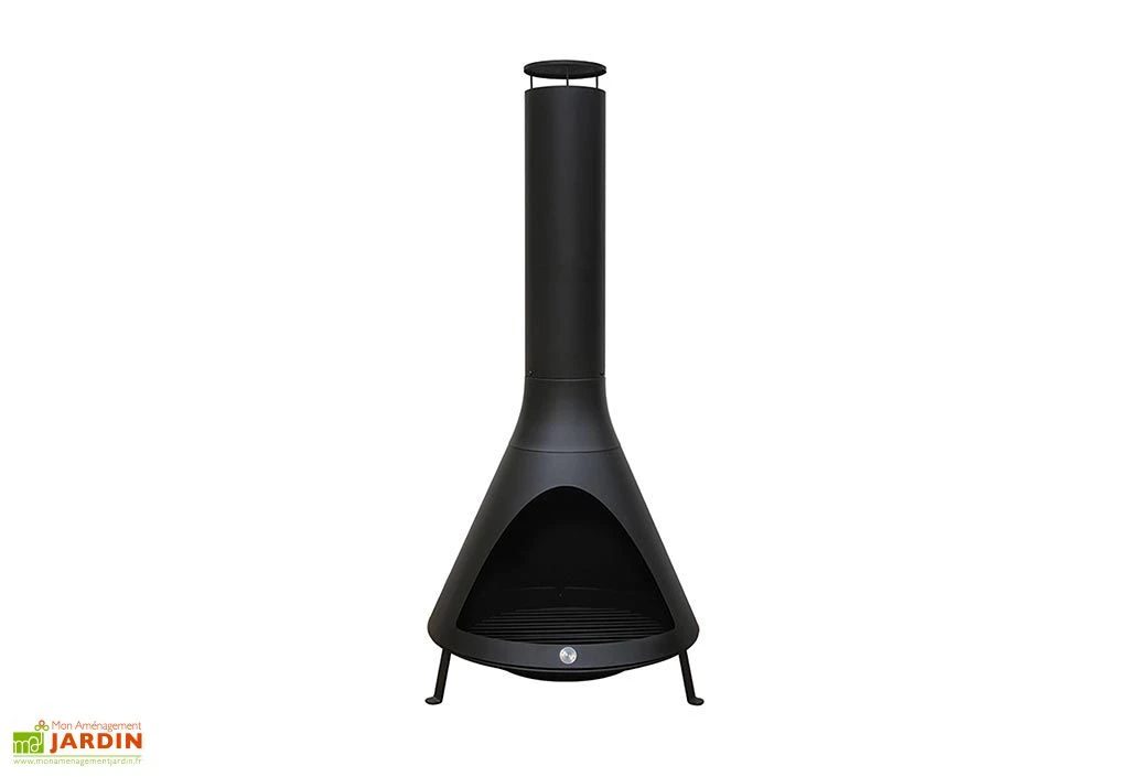 Cheminée D’Extérieur En Acier 70 X 160 Cm 3 Cheminée D’Extérieur En Acier 70 X 160 Cm