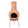 Braséro Cheminée De Jardin En Argile Ray Large -Jardelix Soldes Magasin cheminee mexicaine en argile 1 m
