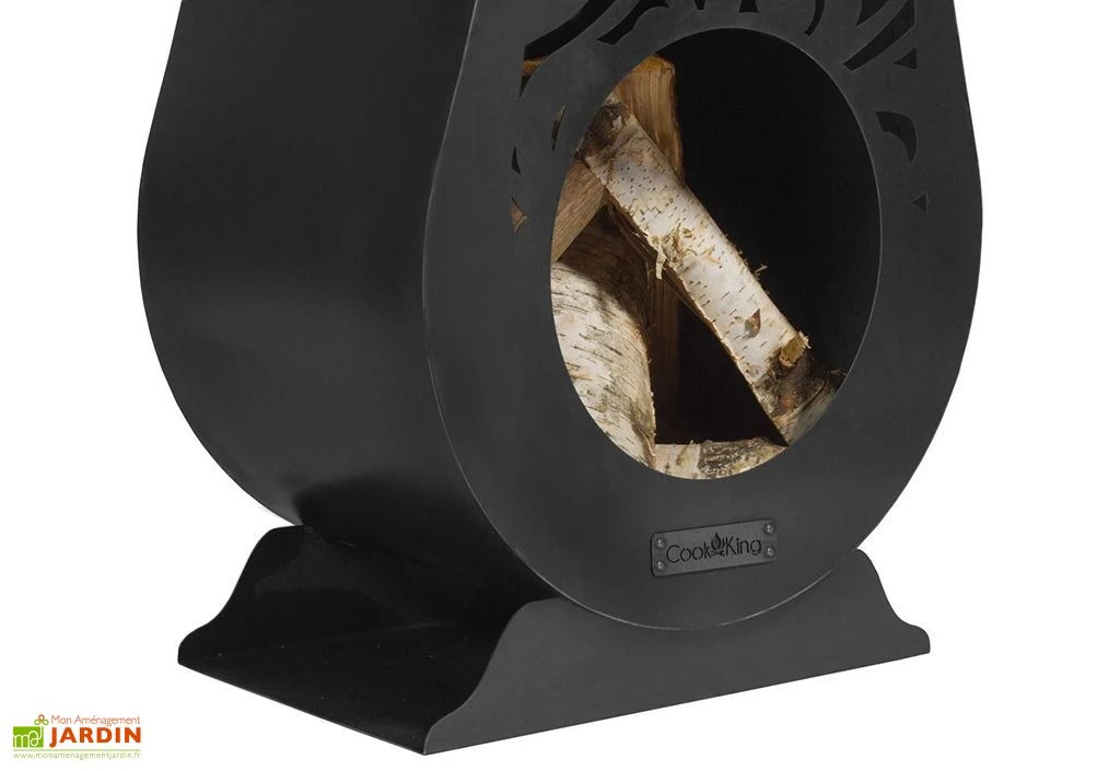 Cheminée Barbecue D'Extérieur Hawana - 50 X 35 X 110 Cm 5 Cheminée Barbecue D'Extérieur Hawana - 50 X 35 X 110 Cm – Image 3