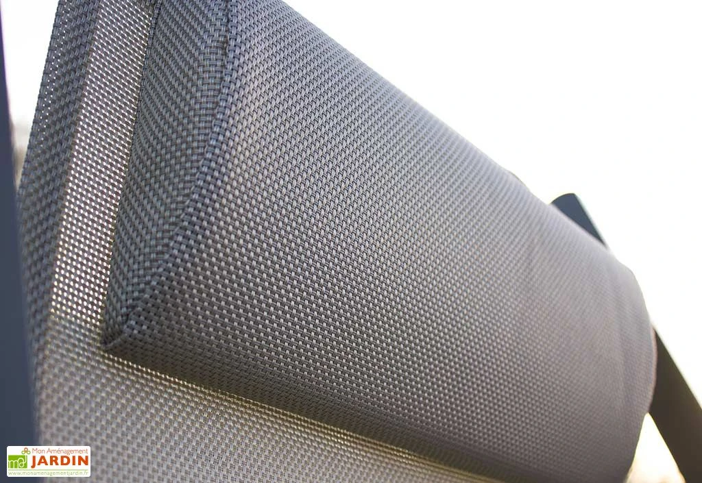 Chilienne De Jardin En Aluminium Et Textilène - Julia 6 Chilienne De Jardin En Aluminium Et Textilène - Julia – Image 4