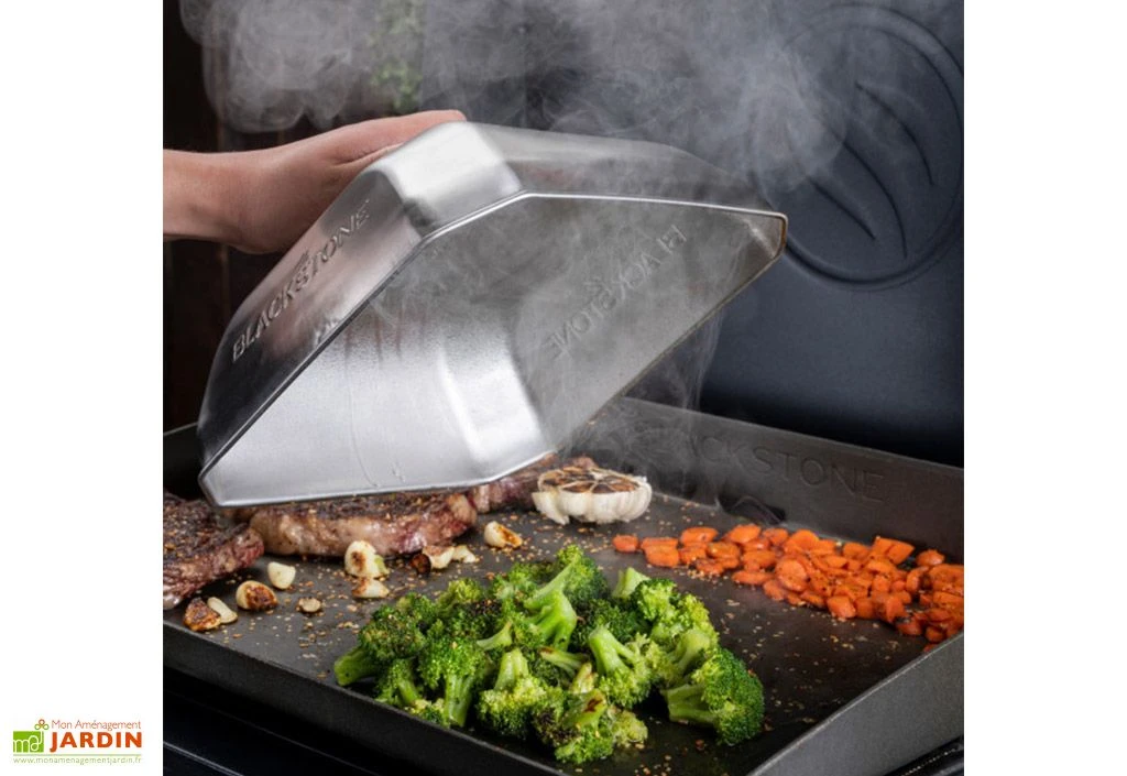 Blackstone Cloche De Cuisson Pour Plancha En Acier Inoxydable 25 X 25 Cm 4 Blackstone Cloche De Cuisson Pour Plancha En Acier Inoxydable 25 X 25 Cm – Image 2