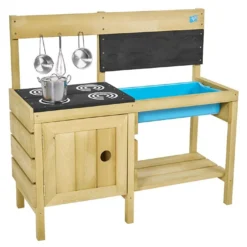 Cuisine En Bois : Plaque De Cuisson, évier Et Four – TP Happy Chef