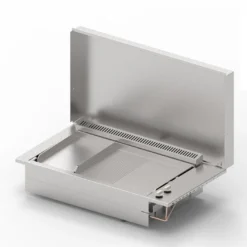 Cuisine Extérieure En Inox Avec Plancha à Gaz + Feu à Gaz + évier + Mitigeur Oasi 205C -Jardelix Soldes Magasin cuisine exterieure inox oasi 205c 2