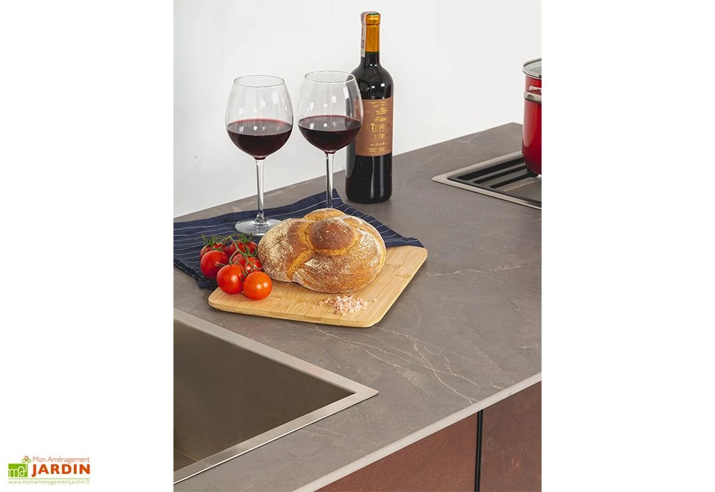 Cuisine Extérieure Professionnelle à 3 Modules BROWN CANA Style + Housse 5 Cuisine Extérieure Professionnelle à 3 Modules BROWN CANA Style + Housse – Image 3