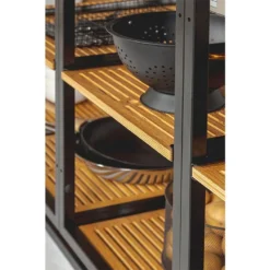 Cuisine Extérieure Professionnelle 5 Modules Grey CANA Classic + Housse -Jardelix Soldes Magasin cuisine exterieure professionnelle 5 modules grise bois acier cana classic avec housse de protection offerte cana concept 3