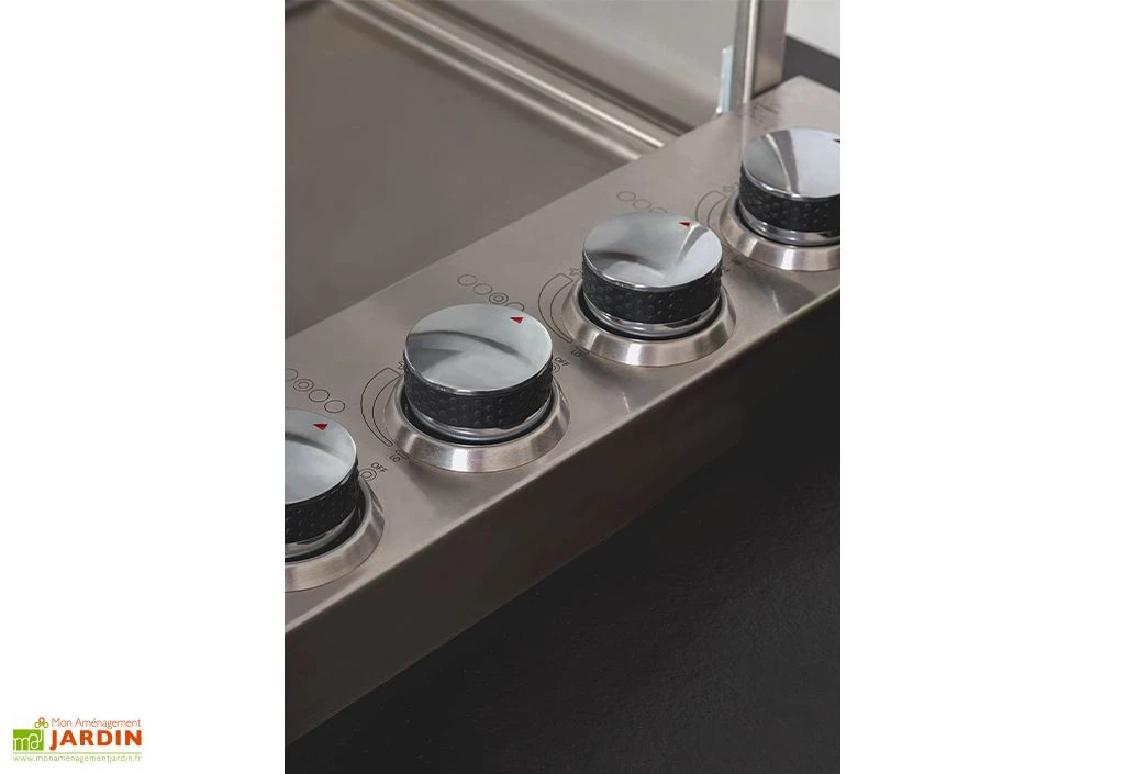 Cuisine Extérieure Professionnelle à 4 Modules SAPELI CANA Style + Housse 5 Cuisine Extérieure Professionnelle à 4 Modules SAPELI CANA Style + Housse – Image 3