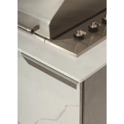 Cuisine Extérieure Professionnelle à 5 Modules Silver White CANA Concept + Housse -Jardelix Soldes Magasin cuisine exterieure professionnelle blanche effet marbre avec 5 modules silver white cana style avec housse offerte cana concept 3