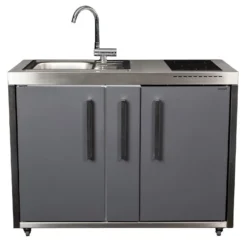 Cuisine Extérieure Avec évier, Réfrigérateur, Plaque à Induction – MO 120 A