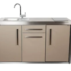 Cuisine Extérieure Avec évier, Réfrigérateur, Plaque à Induction – MO 150 S