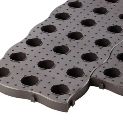 Garantia Dalles De Jardin En Polypropylène Marron 70 Cm Ep. 25 Mm (Lot De 16) -Jardelix Soldes Magasin dalles potager maxi 70cm clipsables garantia 1