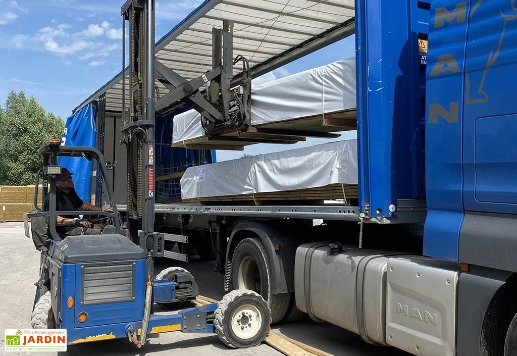 Kit Lames De Terrasse En Bois De Pin Traité 80 M² + Visserie 7 Kit Lames De Terrasse En Bois De Pin Traité 80 M² + Visserie – Image 5