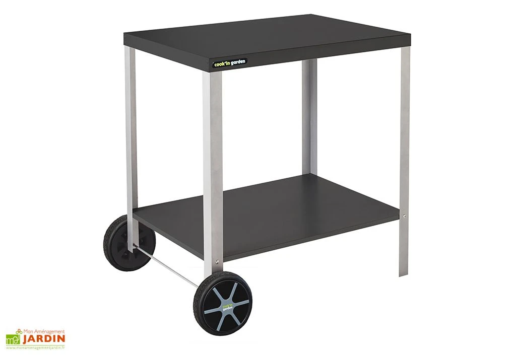 Desserte D'extérieur En Acier époxy Media S – L 81 X L 65 X H 80 Cm 3 Desserte D'extérieur En Acier époxy Media S – L 81 X L 65 X H 80 Cm