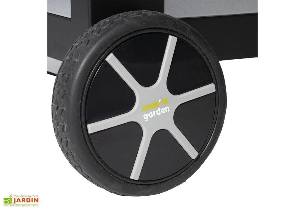 Desserte Extérieure En Acier époxy Nova 110 – L 122 X L 65 X H 105 Cm 4 Desserte Extérieure En Acier époxy Nova 110 – L 122 X L 65 X H 105 Cm – Image 2