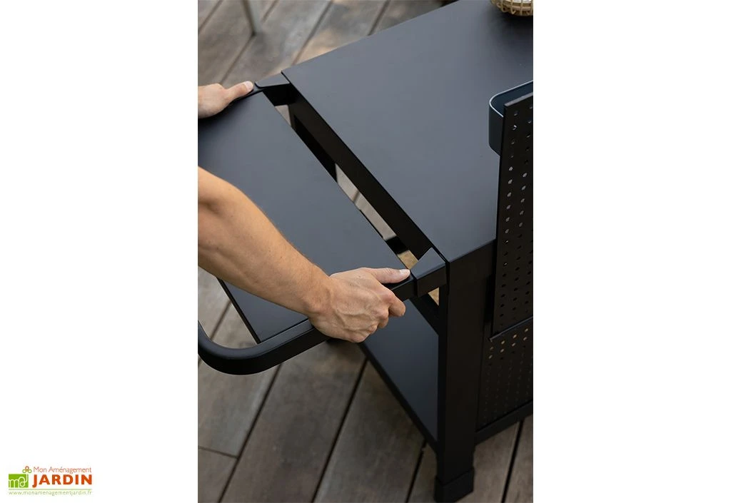 Desserte De Jardin En Acier époxy Reva 110 Premium – L 121 X L 65 X H 110 Cm 7 Desserte De Jardin En Acier époxy Reva 110 Premium – L 121 X L 65 X H 110 Cm – Image 5