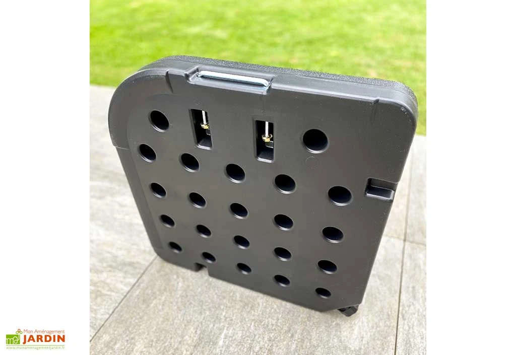 Dalles Pour Parasol En Plastique à Lester (Lot De 4) 6 Dalles Pour Parasol En Plastique à Lester (Lot De 4) – Image 4