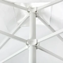 Parasol En Aluminium Laqué Et Toile En Oléfine 250 X 250 Cm - Eolo -Jardelix Soldes Magasin detail armature parasol eolo blanc