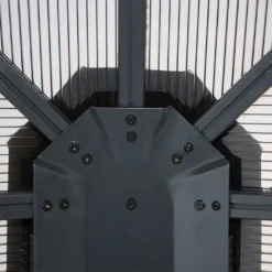 Pavillon De Jardin En Aluminium Avec Moustiquaire - Savino 8 Pavillon De Jardin En Aluminium Avec Moustiquaire - Savino -Jardelix Soldes Magasin detail toit pavillon jardin pergola