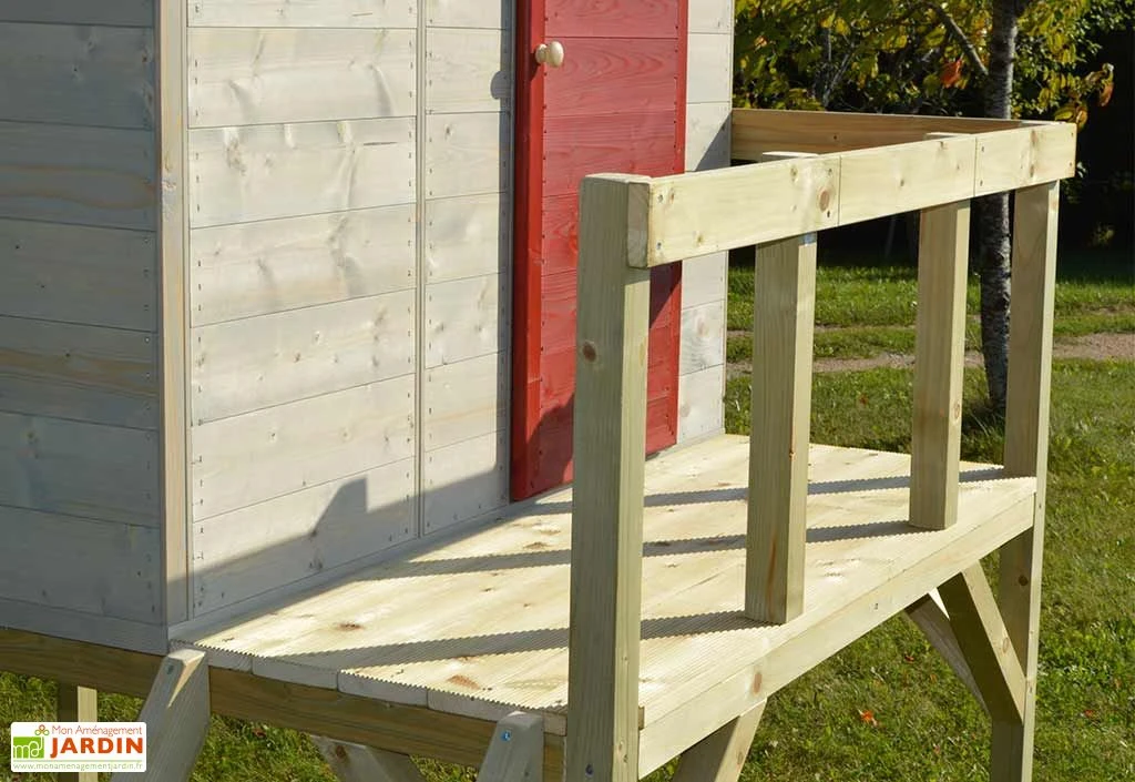 Maisonnette Pour Enfant En Bois Cabane Sur Pilotis Cigogne 6 Maisonnette Pour Enfant En Bois Cabane Sur Pilotis Cigogne – Image 4