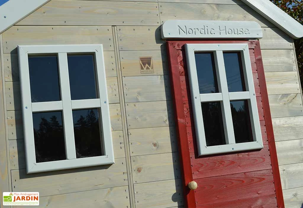 Maisonnette Pour Enfant En Bois Cabane Sur Pilotis Cigogne 5 Maisonnette Pour Enfant En Bois Cabane Sur Pilotis Cigogne – Image 3