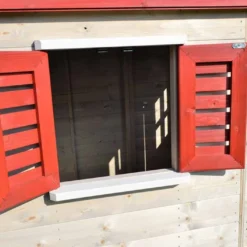 Aire De Jeux En Bois Avec Portique Balançoire Et Toboggan Éléphant -Jardelix Soldes Magasin details maisonnette bois portique balancoire toboggan elephant