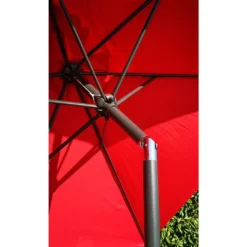 Parasol Rectangulaire Inclinable En Aluminium Et Polyester Tilt 2 X 3 M -Jardelix Soldes Magasin details parasol inclinable tilt grenadine