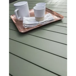 Table De Jardin Extensible En Aluminium Miami 100 X 240/300 Cm -Jardelix Soldes Magasin details plateau table exterieur miami