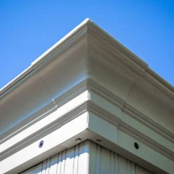 Tonnelle De Jardin En Aluminium Et Acier Galvanisé Striano 10,78 M² -Jardelix Soldes Magasin details tonnelle metal sojag striano 10m2