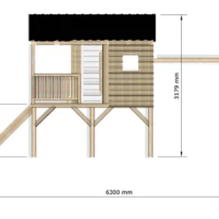 Maison Pour Enfant En Bois Autoclave Avec Toboggan Et Balançoires - Pin 11 Maison Pour Enfant En Bois Autoclave Avec Toboggan Et Balançoires - Pin -Jardelix Soldes Magasin dimensions cabane pour enfant sur pilotis en pin traite autoclave