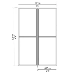 Porte Moustiquaire Pour Ledro, Garda Et Sanremo | Palram – Canopia 9 Porte Moustiquaire Pour Ledro, Garda Et Sanremo | Palram – Canopia -Jardelix Soldes Magasin dimensions portes moustiquaires gris anthracite palram canopia