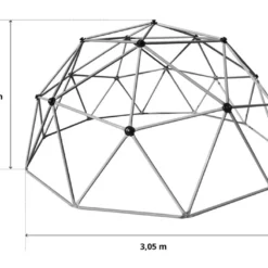 Aire De Jeu Pour Enfant Dôme D'escalade En Acier Inoxydable Ø3 M -Jardelix Soldes Magasin dome escalade aire jeu enfant 300 2