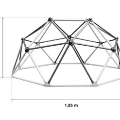 Aire De Jeu Pour Enfant Dôme D'escalade En Acier Inoxydable Ø1,80 M -Jardelix Soldes Magasin dome escalade jeu enfant 180 cm 2