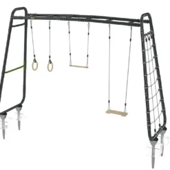 EXIT TOYS Aire De Jeux Multifonctionnelle Avec Balançoires Et Filet D’escalade – GetSet MB310 12 EXIT TOYS Aire De Jeux Multifonctionnelle Avec Balançoires Et Filet D’escalade – GetSet MB310 -Jardelix Soldes Magasin ensemble structure ancrage getset mb310