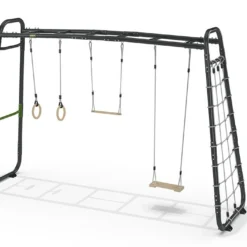 EXIT TOYS Aire De Jeux Multifonctionnelle Avec Balançoires Et Filet D’escalade – GetSet MB310 9 EXIT TOYS Aire De Jeux Multifonctionnelle Avec Balançoires Et Filet D’escalade – GetSet MB310 -Jardelix Soldes Magasin ensemble structure jeux getset mb310