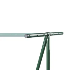 Etendoir à Linge Séchoir De Jardin En Métal Vert 6 Fils 10 M – Windy