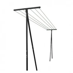 Etendoir à Linge Séchoir De Jardin En Métal Vert 6 Fils 10 M – Windy -Jardelix Soldes Magasin etendoir a linge de jardin en me tal windy1