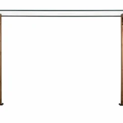 Étendoir à Linge Extérieur En Bois D’épicéa Traité 256 X 80 X 180 Cm