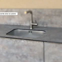 Cuisine Extérieure En Bois Et Aluminium 282 X 61 Cm Statuario 13 Cuisine Extérieure En Bois Et Aluminium 282 X 61 Cm Statuario -Jardelix Soldes Magasin evier sous plan cuisine ete 2 1