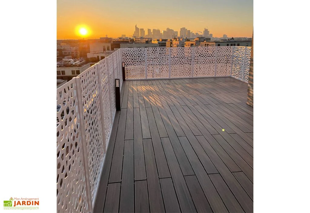 Lames De Terrasse En Composite Alvéolaires Et Réversibles 20 M² 8 Lames De Terrasse En Composite Alvéolaires Et Réversibles 20 M² – Image 6