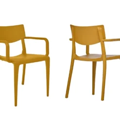 Fauteuil De Jardin Empilable En Polypropylène Renforcé – Town -Jardelix Soldes Magasin fauteuil empilable plastique 03