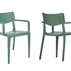 Fauteuil De Jardin Empilable En Polypropylène Renforcé – Town -Jardelix Soldes Magasin fauteuil empilable plastique 05