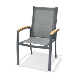 Fauteuil De Jardin En Aluminium Et Polyester Angela Deluxe