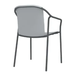 Lot De 2 Fauteuils De Jardin En Aluminium Et Polypropylène Rod -Jardelix Soldes Magasin fauteuil jardin aluminium polypropylene rod bleu
