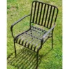 Fauteuil De Jardin Empilable En Acier Mosaïque (Lot De 2) -Jardelix Soldes Magasin fauteuil jardin empilable acier mosaique