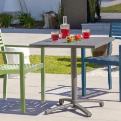 Fauteuil De Jardin Empilable En Aluminium Gaston (4 Coloris) -Jardelix Soldes Magasin fauteuil jardin empilable aluminium gaston 4 coloris 4